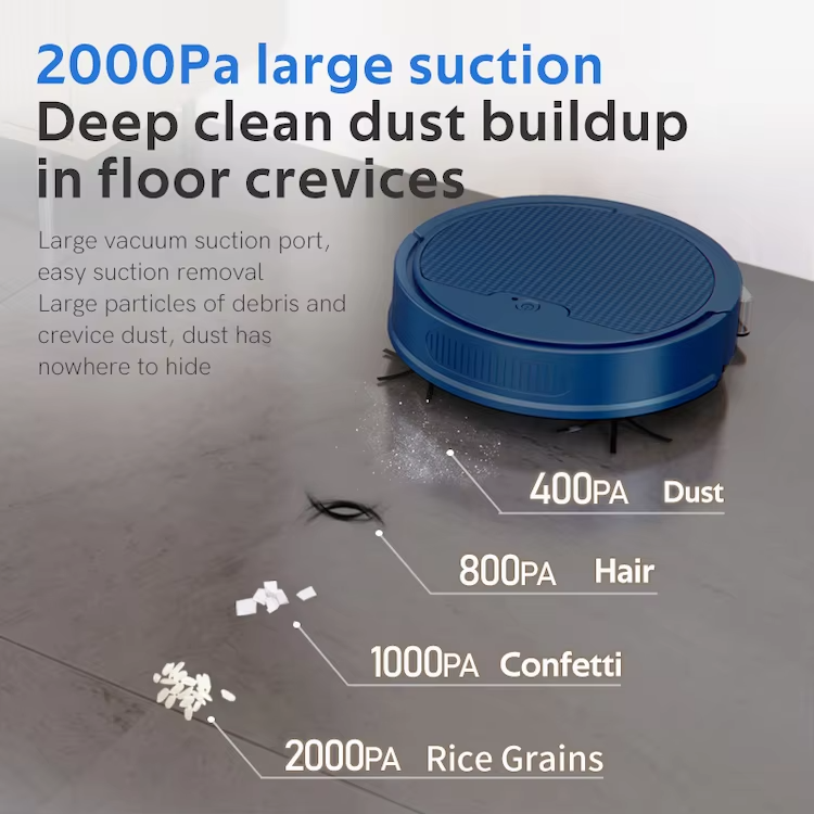 Multi Function Home Appliance Vacuum Cleaner Robot Smart House Auto Recharge Robot Vacuum Cleaner and Mop