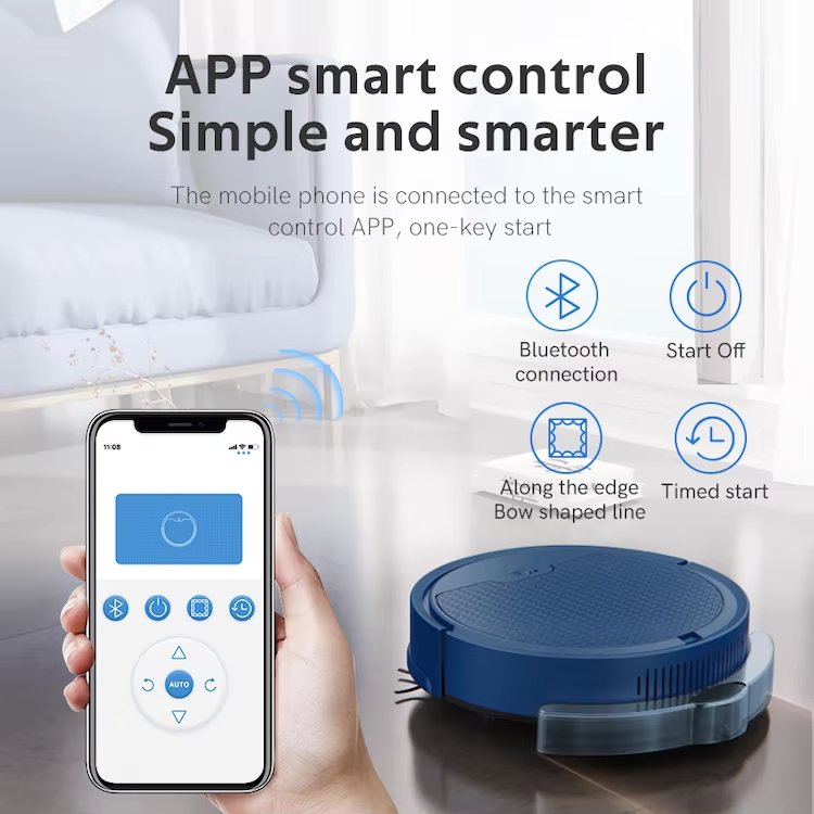 Multi Function Home Appliance Vacuum Cleaner Robot Smart House Auto Recharge Robot Vacuum Cleaner and Mop