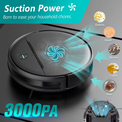 Automatic recharging sweeping robot household sweeping, sucking and mopping all-in-one vacuum cleaner with voice remote control