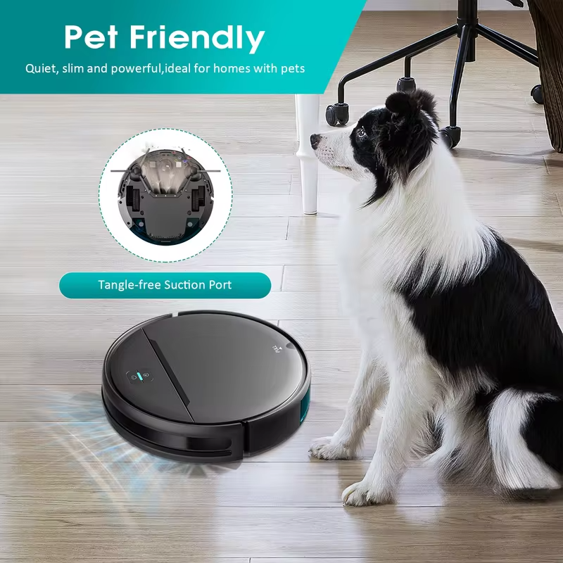 Automatic recharging sweeping robot household sweeping, sucking and mopping all-in-one vacuum cleaner with voice remote control