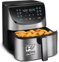 8 Qt Extra Large Air Fryer with 12 Presets, FryForce360°, Dishwasher Safe, Stainless Steel