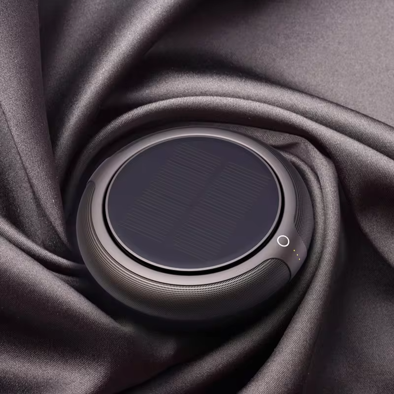 Car Air Purifier Solar Powered Aroma Diffuser Air Freshener for Vehicle Home Desk Electric Gadgets with Filter