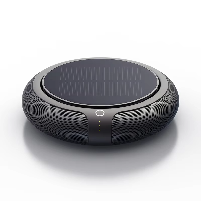 Car Air Purifier Solar Powered Aroma Diffuser Air Freshener for Vehicle Home Desk Electric Gadgets with Filter