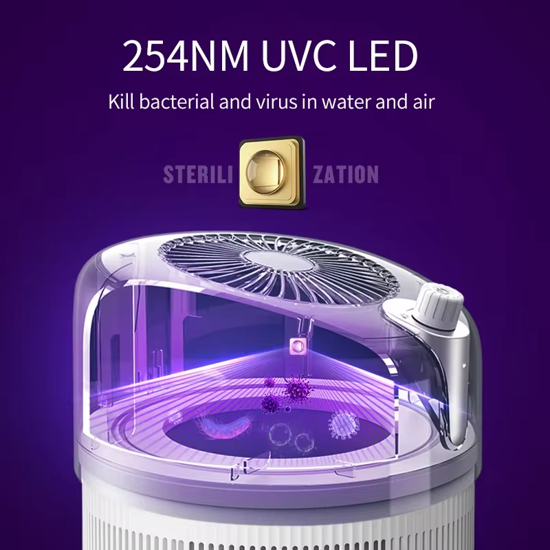Pet Air Purifier With A Wire Cage Shell For 360° Suction Of Cat Hair, Effective Hepa Filter For Filtering, And Quiet Operation