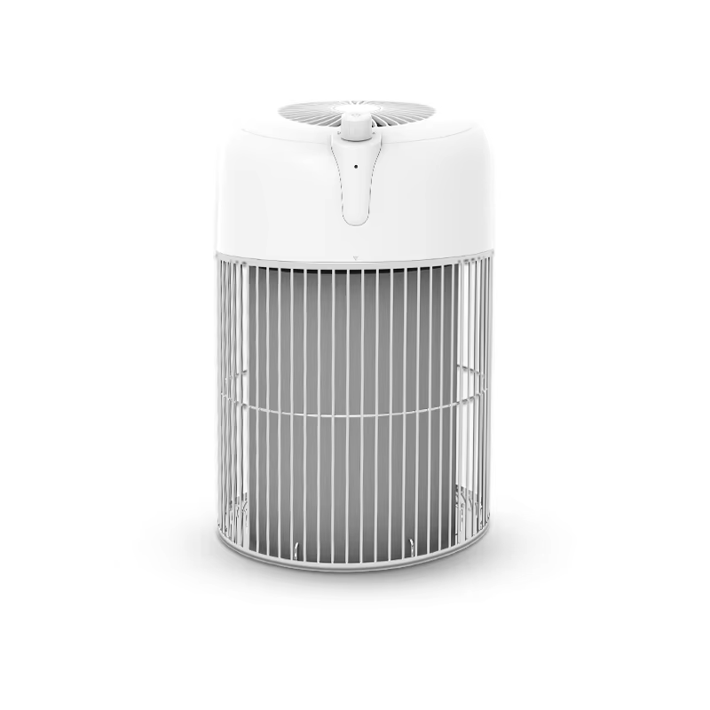 Pet Air Purifier With A Wire Cage Shell For 360° Suction Of Cat Hair, Effective Hepa Filter For Filtering, And Quiet Operation