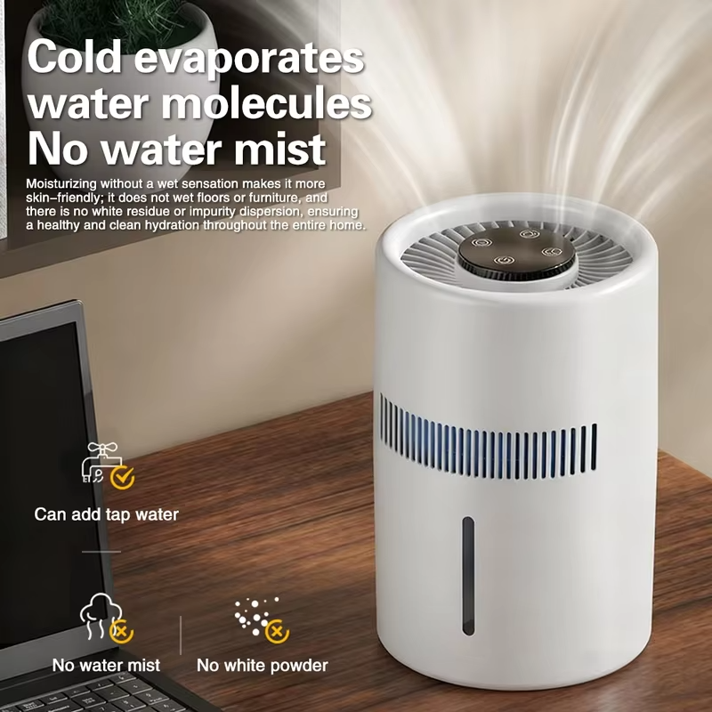 TINSOL 4L Mist-Free Humidifier Air Purifier HEPA Negative Ion Large Room Odor Removal Air Cleaner Bedroom Aroma Diffuser