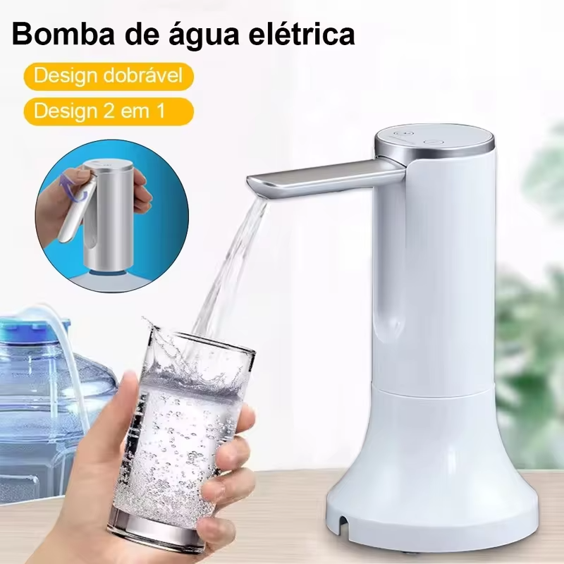 Electric Water Dispenser Foldable Automatic Water Pump Bottle With LED Display USB Charging Household Barreled Water Dispenser