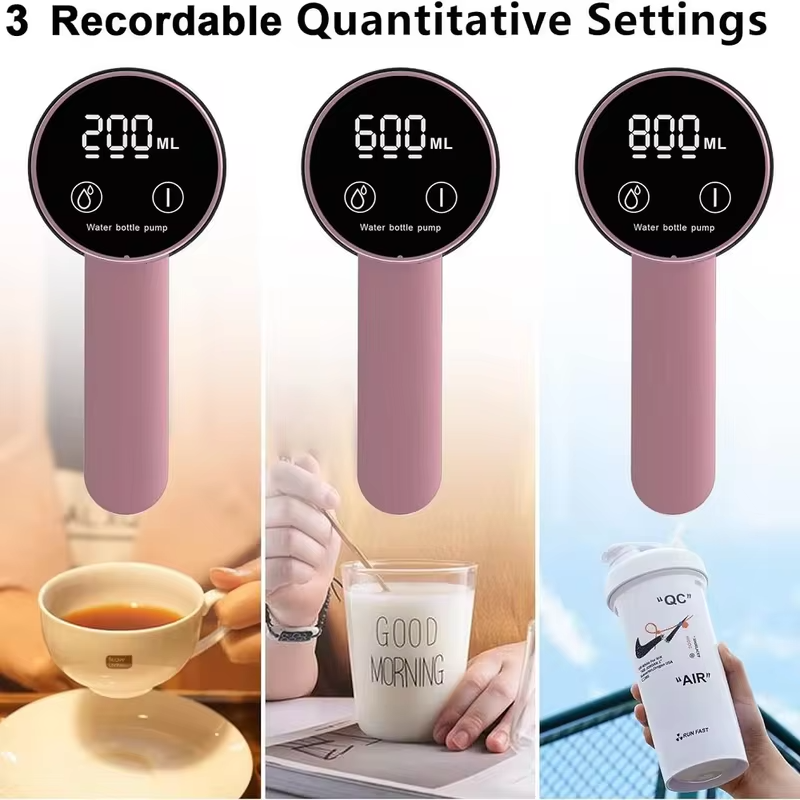 Electric Water Dispenser Foldable Automatic Water Pump Bottle With LED Display USB Charging Household Barreled Water Dispenser