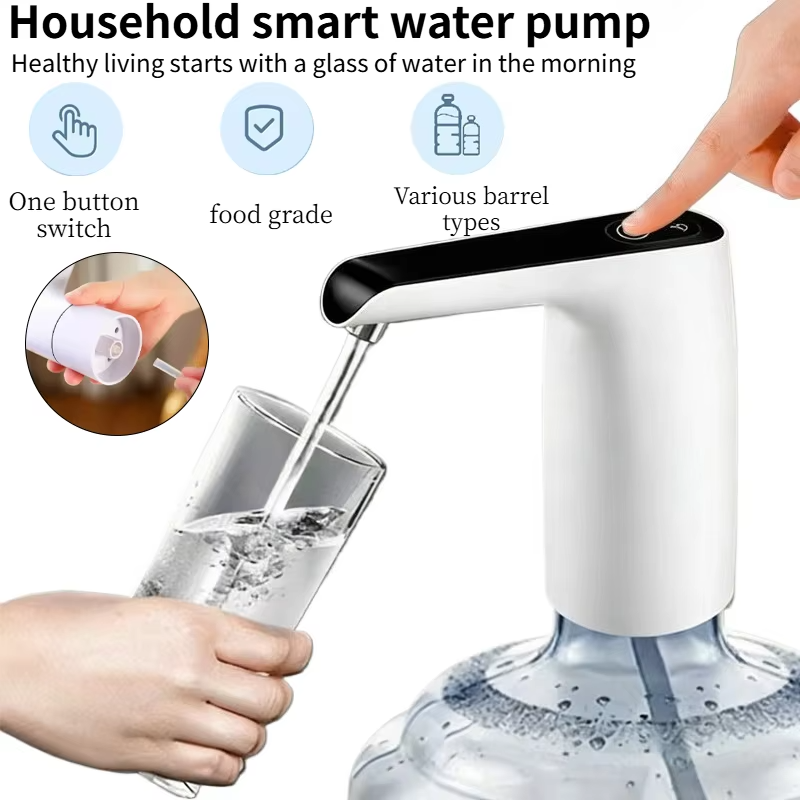 Household Electric Kitchen Water Suction Device,usb Charge Water Dispenser with Mineral Water Pump,for Camping,traveling,offic