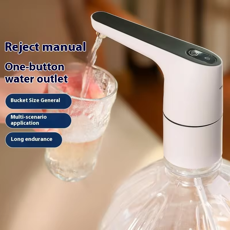 Household Electric Kitchen Water Suction Device,usb Charge Water Dispenser with Mineral Water Pump,for Camping,traveling,offic