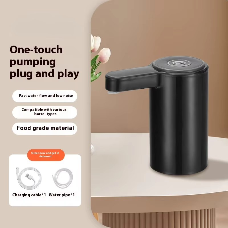 Hot Sale 1200mah Food Grade Water Dispenser Pump Portable USB Rechargeable Water Dispenser Desktop Mini Electric Water Dispenser