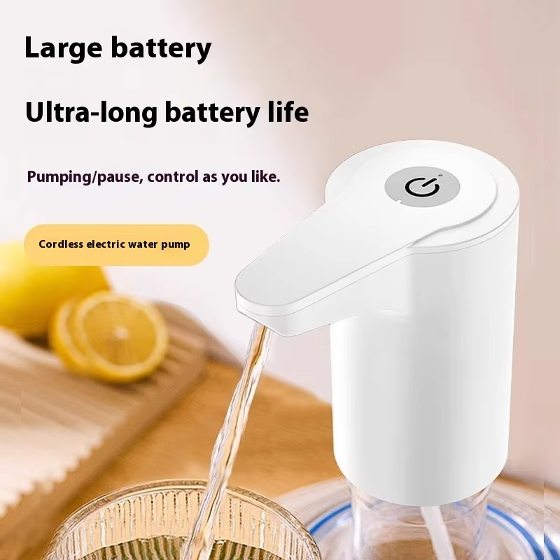 Hot Sale 1200mah Food Grade Water Dispenser Pump Portable USB Rechargeable Water Dispenser Desktop Mini Electric Water Dispenser